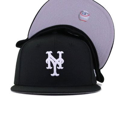 New York Mets Black New Era 59Fifty Fitted