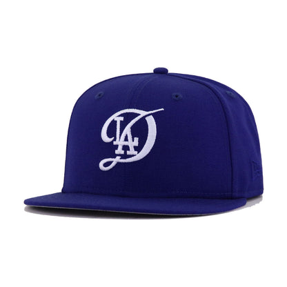 Los Angeles Dodgers Dark Royal Blue City Connect New Era 59Fifty Fitted