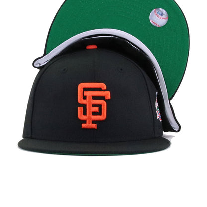 San Francisco Giants Black 1989 World Series Battle of the Bay Cooperstown Green Bottom New Era 59Fifty Fitted