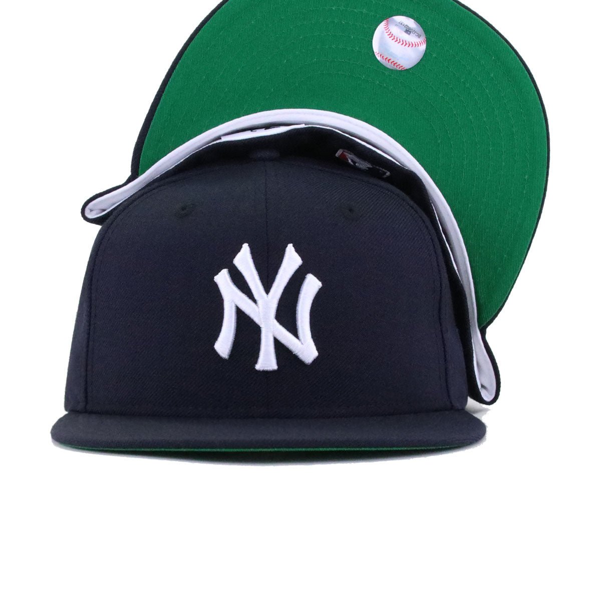 New York Yankees Navy Green Bottom New Era 59Fifty Fitted