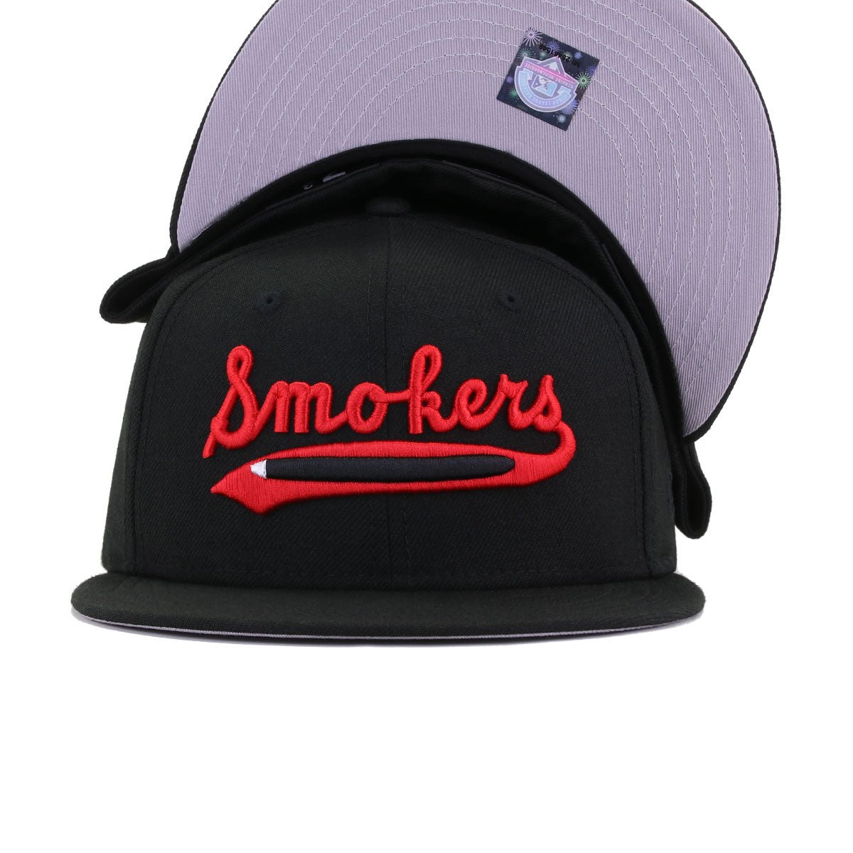 Tampa Smokers Black New Era 59Fifty Fitted