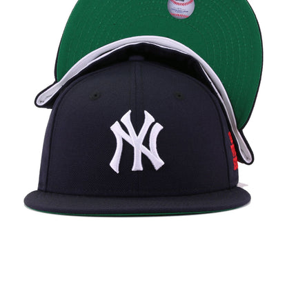 New York Yankees Navy 1977 World Series Cooperstown Green Bottom New Era 59Fifty Fitted