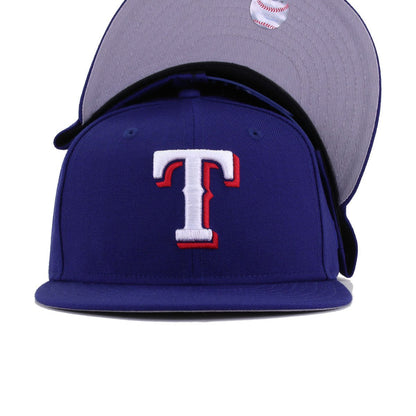 Texas Rangers Dark Royal Blue New Era 9Fifty Snapback