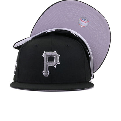 Pittsburgh Pirates Black Metallic Pewter 1960 World Series New Era 59Fifty Fitted