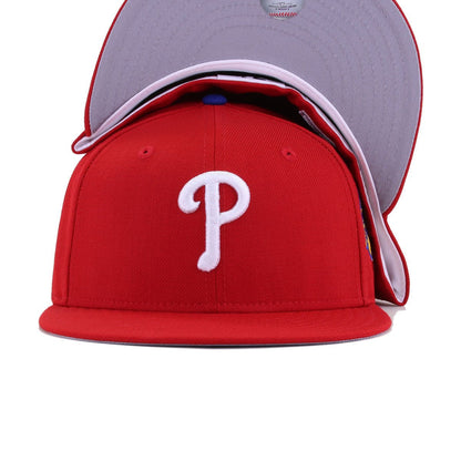 Philadelphia Phillies Scarlet 1993 World Series Cooperstown New Era 59Fifty Fitted