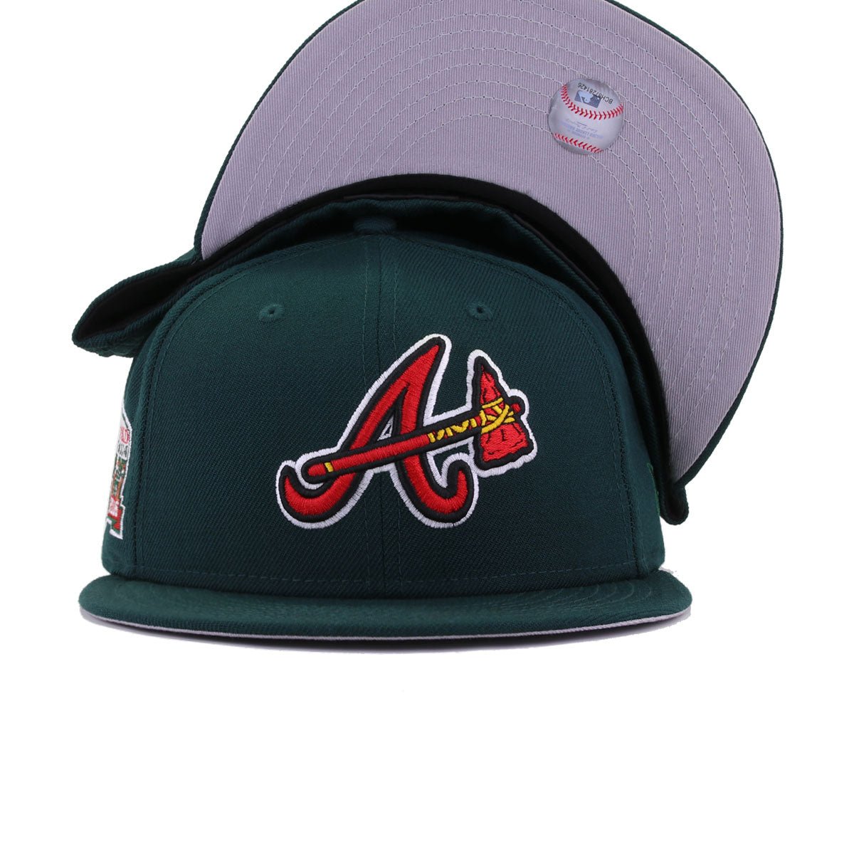 Atlanta Braves Dark Green Turner Field Final Season New Era 59Fifty Fitted