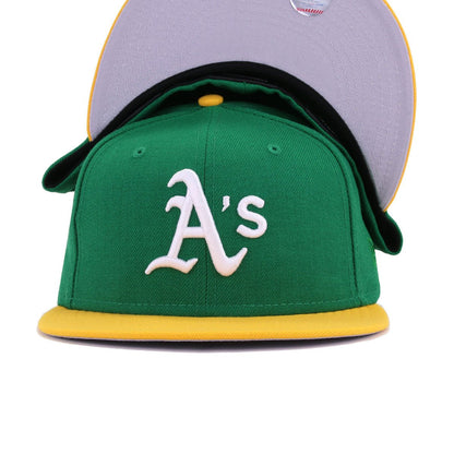 Oakland Athletics Kelly Green A Gold New Era 59Fifty Fitted