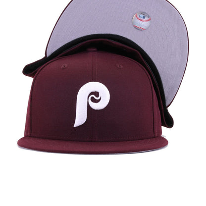 Philadelphia Phillies Maroon New Era 59Fifty Fitted