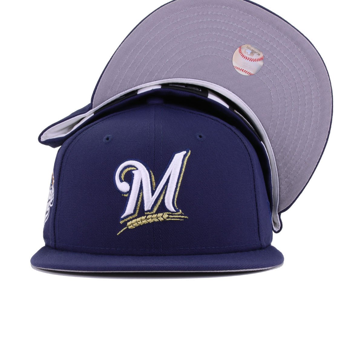 Milwaukee Brewers Light Navy 2002 All Star Game New Era 59Fifty Fitted