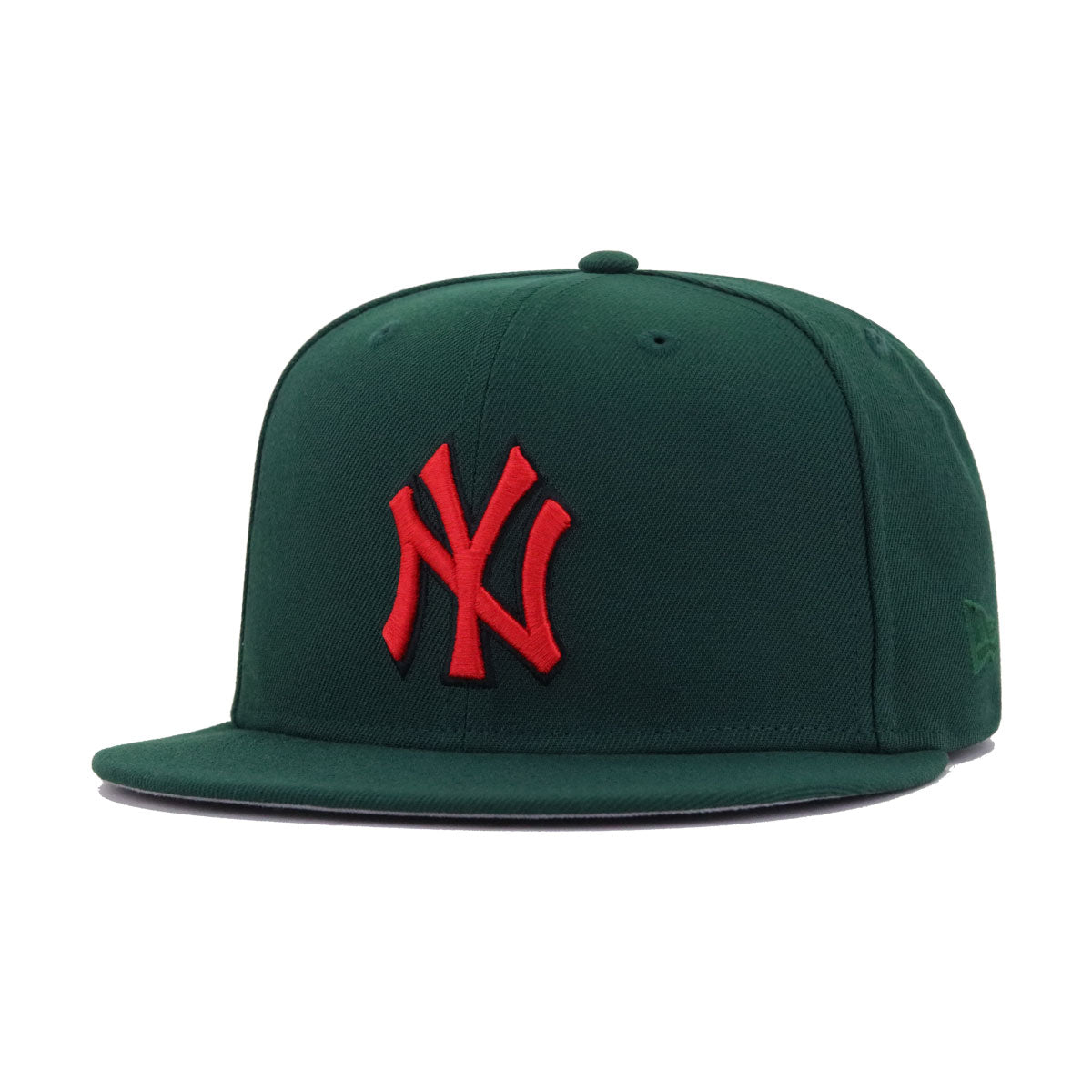 New York Yankees Dark Green Radiant Red New Era 59Fifty Fitted