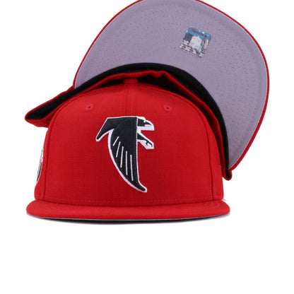 Atlanta Falcons Scarlet 25th Anniversary New Era 59Fifty Fitted