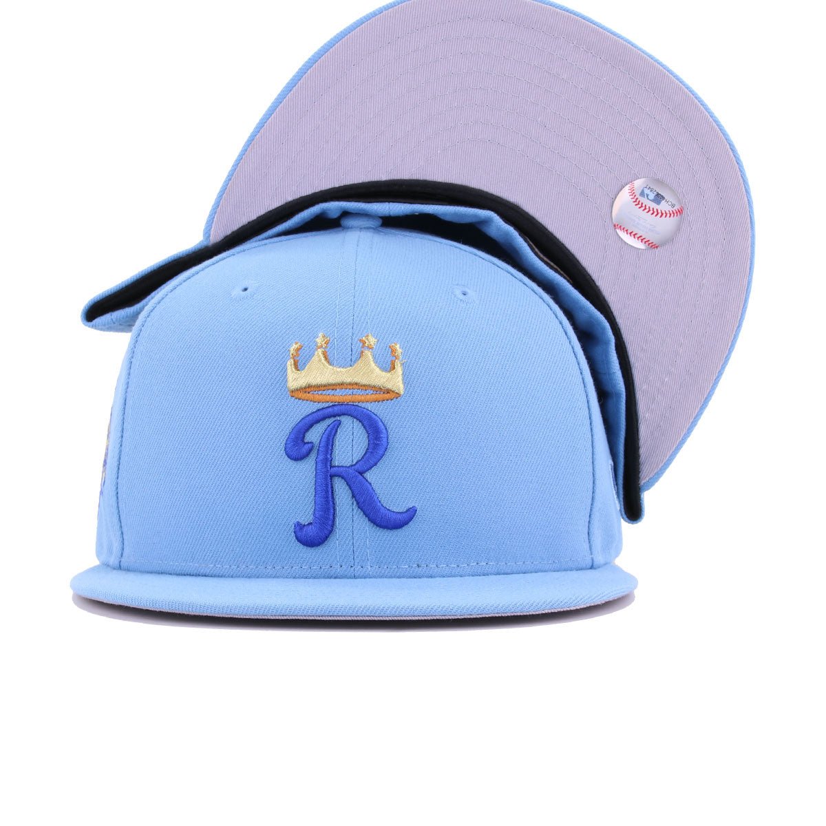 Kansas City Royals Sky Blue Alternate 50th Anniversary New Era 59Fifty Fitted