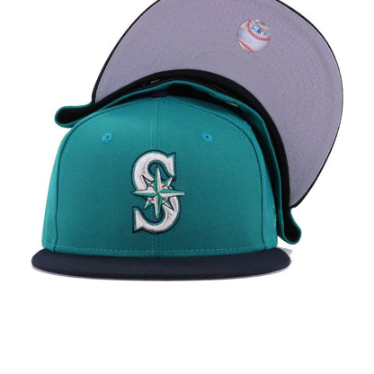 Seattle Mariners Northwest Green Navy New Era 59Fifty Fitted