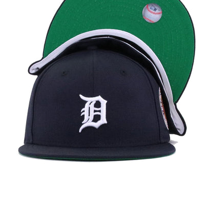 Detroit Tigers Navy 1968 World Series Cooperstown Green Bottom New Era 59Fifty Fitted