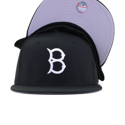 Brooklyn Dodgers Black New Era 59Fifty Fitted