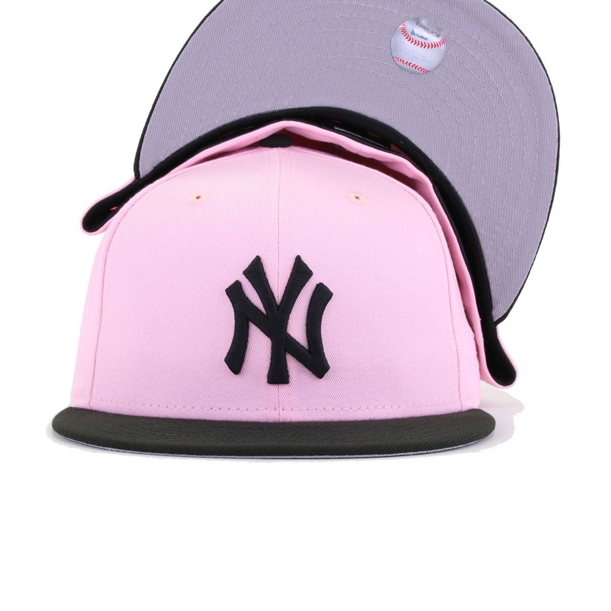 New York Yankees Pink Black New Era 59Fifty Fitted
