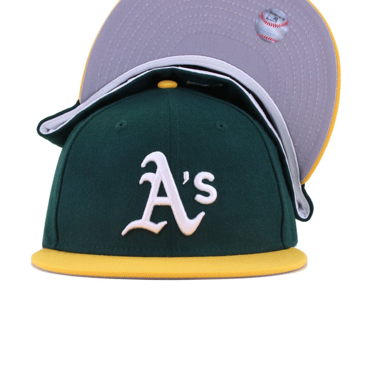 Oakland Athletics Dark Green A Gold Cooperstown AC New Era 59Fifty Fitted