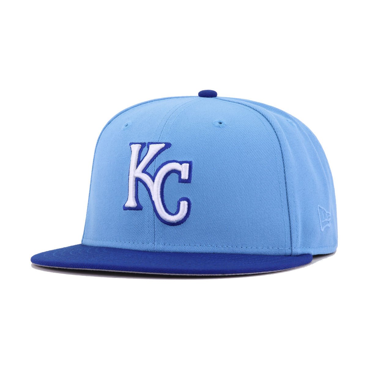 Kansas City Royals Sky Blue Light Royal Blue 2010 New Era 59Fifty Fitted
