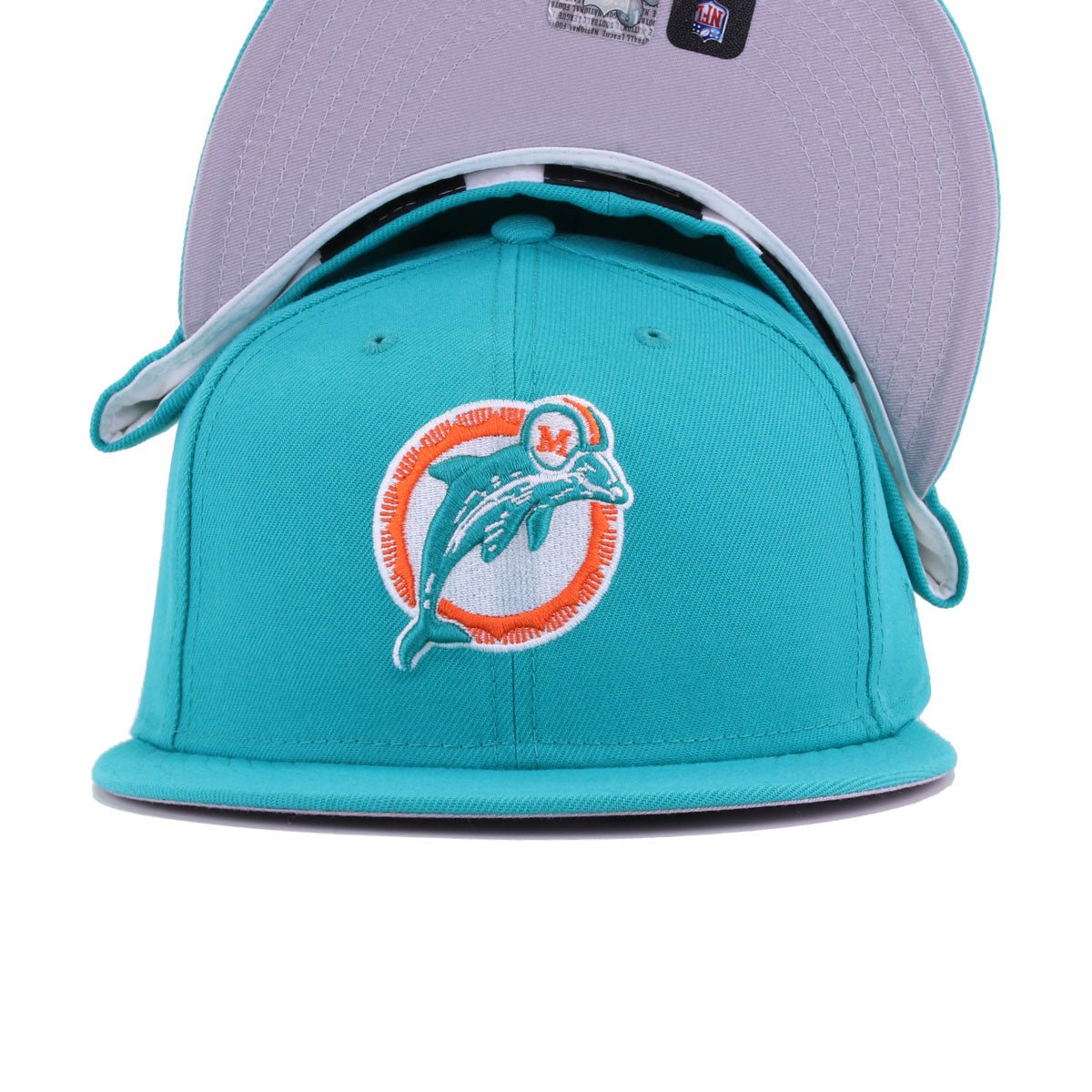 Miami Dolphins Legacy Teal Breeze New Era 59Fifty Fitted