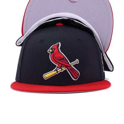 St Louis Cardinals Navy Scarlet 2006 World Series Cooperstown New Era 59Fifty Fitted