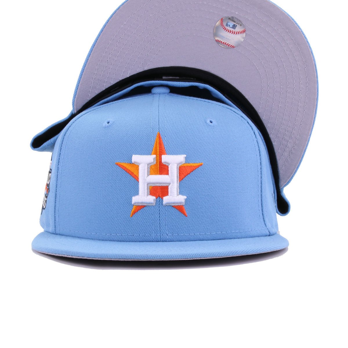 Houston Astros Sky Blue 2022 World Series New Era 59Fifty Fitted