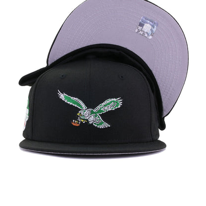 Philadelphia Eagles Black 1960 Championship New Era 59Fifty Fitted