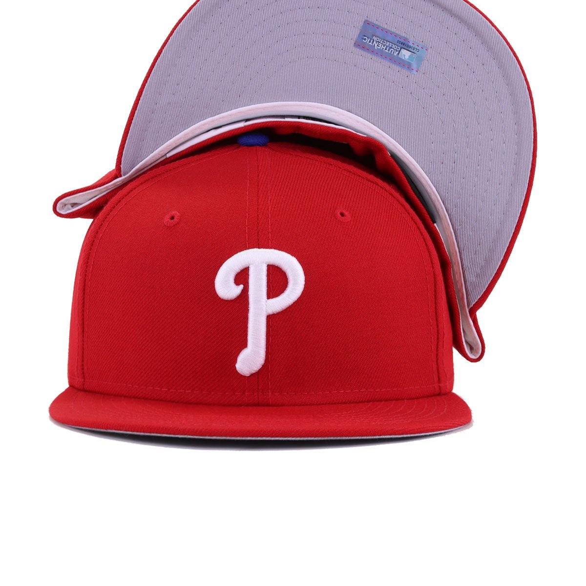 Philadelphia Phillies Scarlet Cooperstown AC New Era 59Fifty Fitted