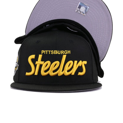 Pittsburgh Steelers Black 80th Anniversary New Era 59Fifty Fitted