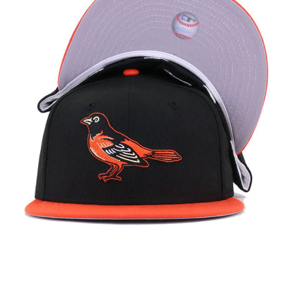 Baltimore Orioles Black Orange 1999 Cooperstown AC New Era 59Fifty Fitted