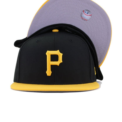 Pittsburgh Pirates Black A Gold New Era 59Fifty Fitted