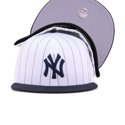 New York Yankees Pinstripe Navy New Era 59Fifty Fitted