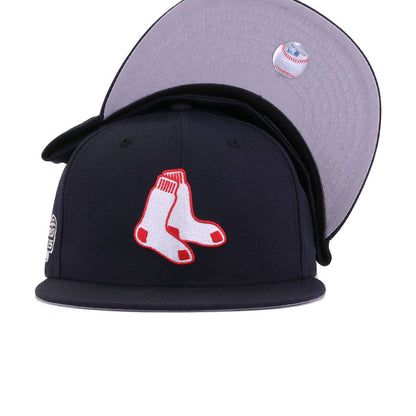 Boston Red Sox Navy BLOODY SOCK 2004 World Series New Era 59Fifty Fitte