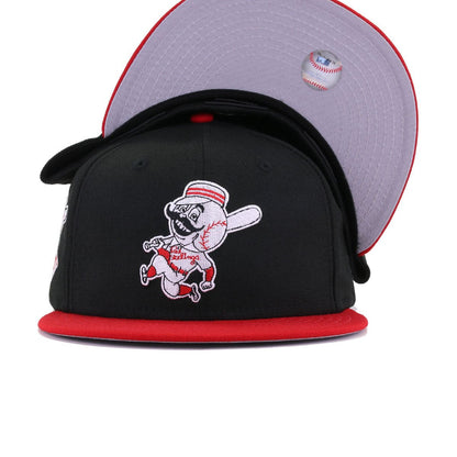 Cincinnati Reds Black Scarlet 1953 All Star Game New Era 59Fifty Fitted