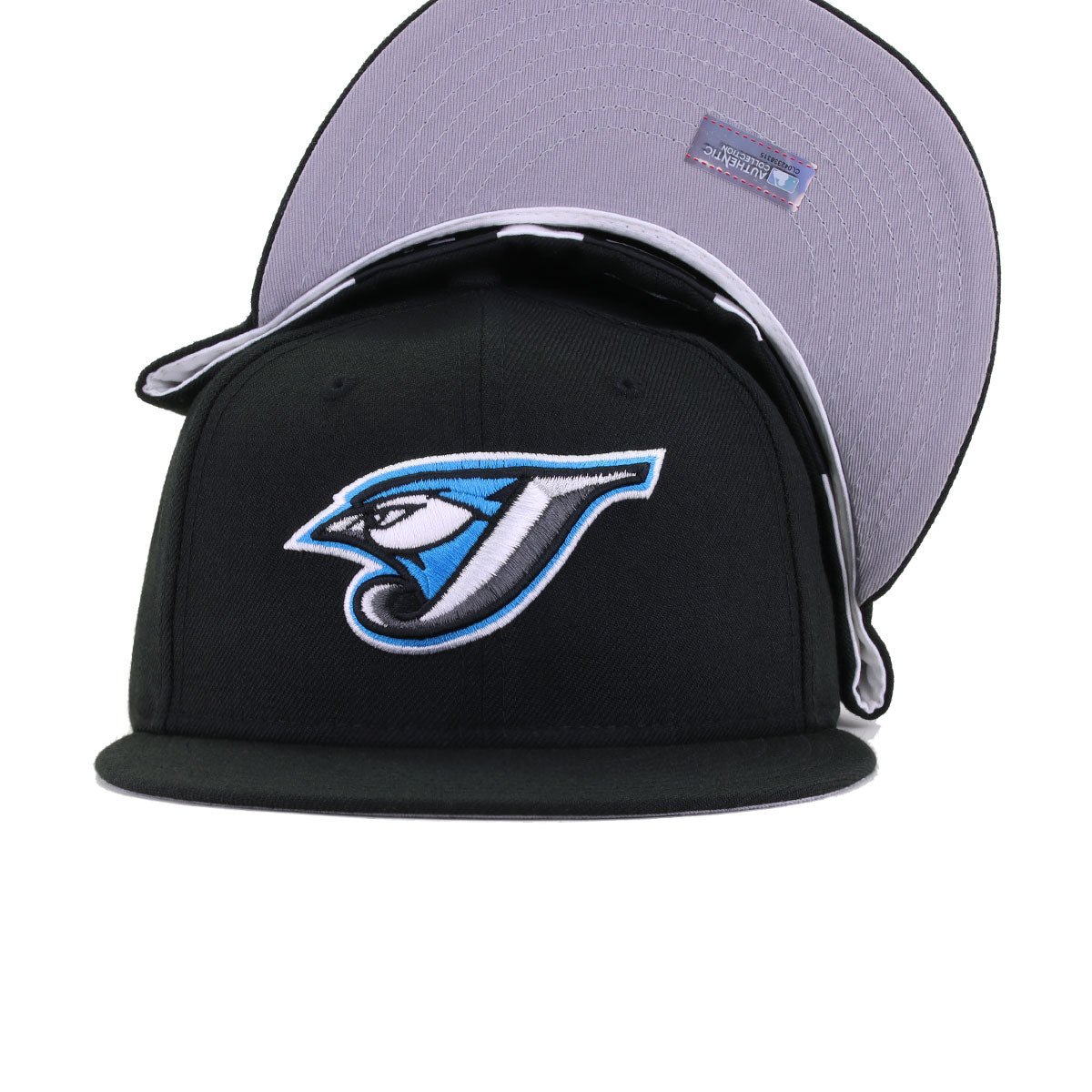 Toronto Blue Jays Black Cooperstown AC New Era 59Fifty Fitted