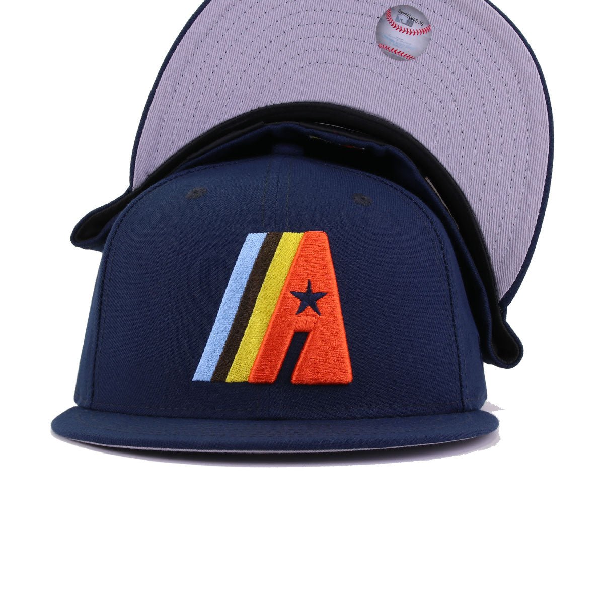 Houston Astros Oceanside Blue HIPPIE BUS New Era 59Fifty Fitted