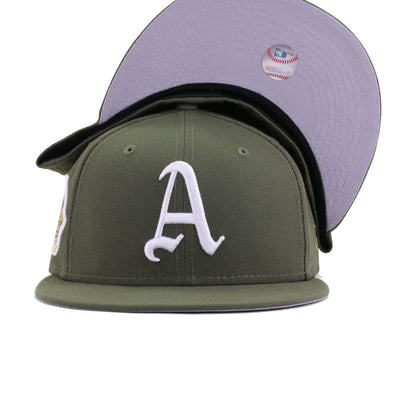 Philadelphia Athletics New Olive 1930 World Series New Era 59Fifty Fitted