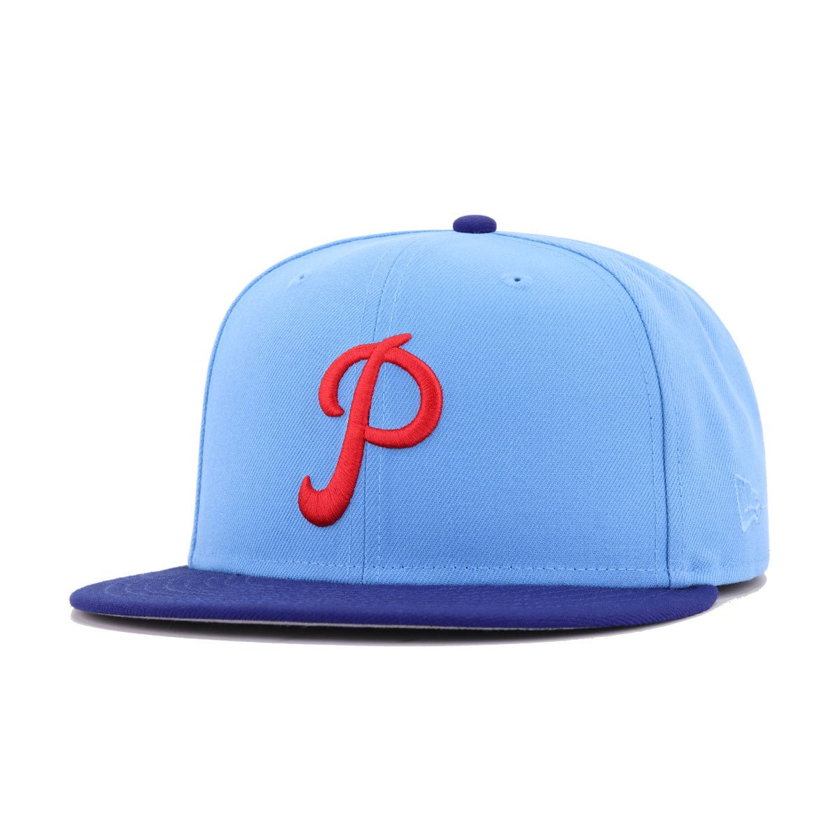 Philadelphia Phillies Sky Blue Dark Royal Blue 1950 New Era 59Fifty Fitted