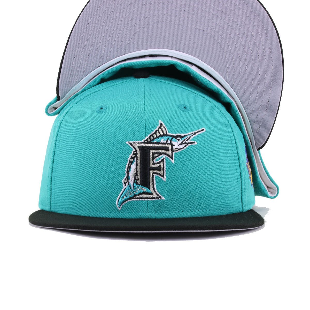 Florida Marlins Teal Black 1997 World Series Cooperstown New Era 59Fifty Fitted