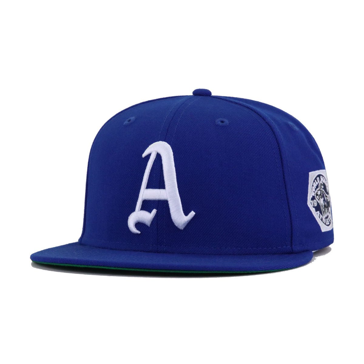 Philadelphia Athletics Light Royal Blue 1930 World Series Cooperstown Green Bottom New Era 59Fifty Fitted