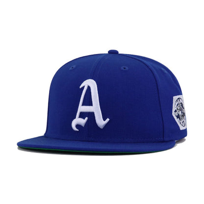 Philadelphia Athletics Light Royal Blue 1930 World Series Cooperstown Green Bottom New Era 59Fifty Fitted