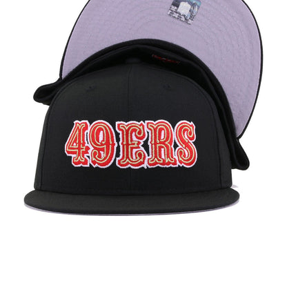 San Francisco 49ers Legacy Black New Era 59Fifty Fitted