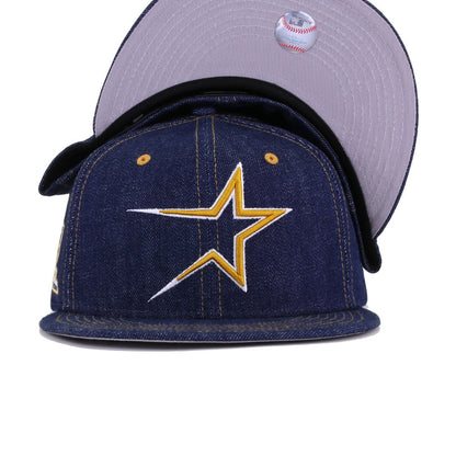 Houston Astros Light Navy Denim 35th Anniversary New Era 59Fifty Fitted