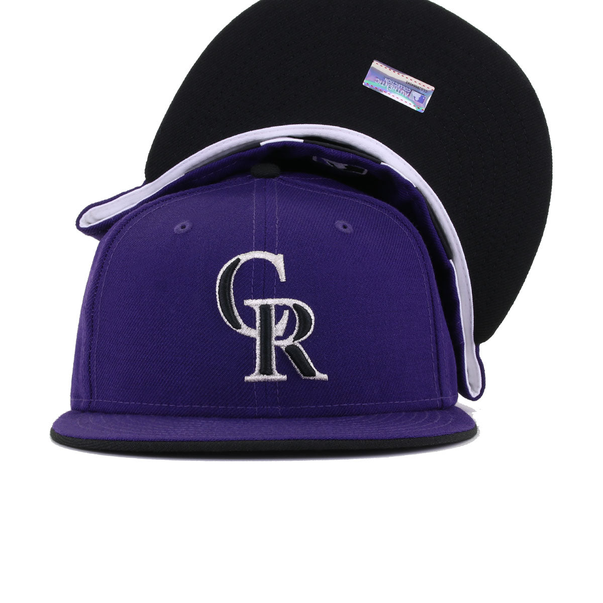 Colorado Rockies Purple FLIP Cooperstown AC New Era 59Fifty Fitted