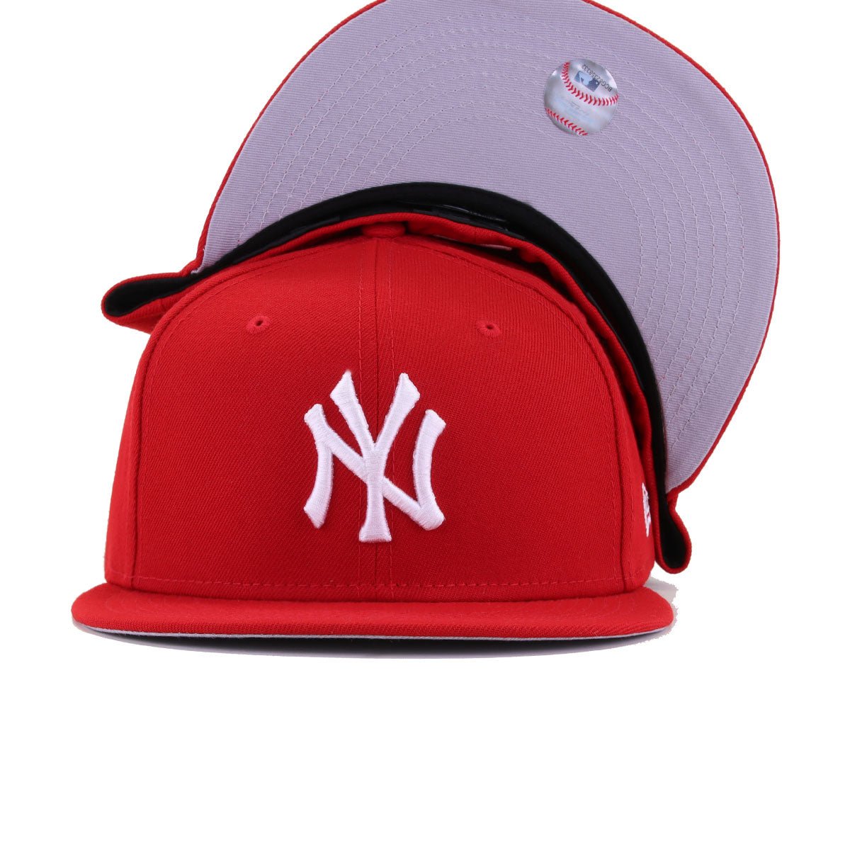 New York Yankees Scarlet New Era 59Fifty Fitted