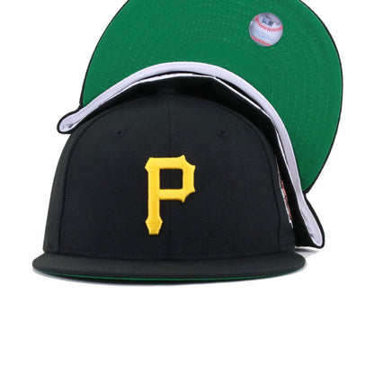 Pittsburgh Pirates Black 1960 World Series Cooperstown Green Bottom New Era 59Fifty Fitted