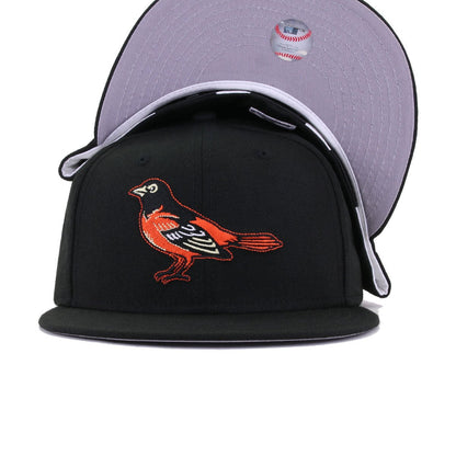 Baltimore Orioles Black 1999 Cooperstown AC New Era 59Fifty Fitted