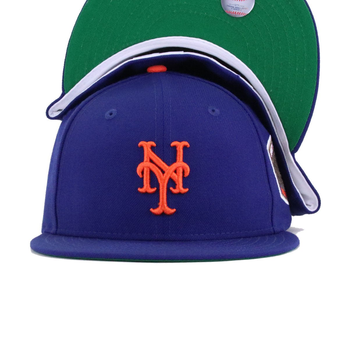 New York Mets Dark Royal Blue 1969 World Series Cooperstown Green Bottom New Era 59Fifty Fitted