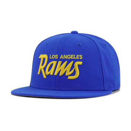 Los Angeles Rams Blue Bead New Era 59Fifty Fitted
