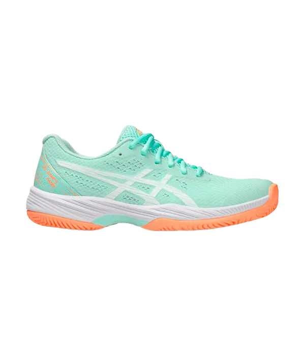 Padel Shoes Asics Gel-Game 9 Mujer Mint Tint/White