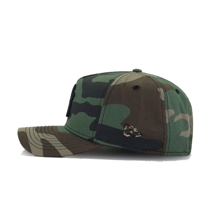 New York Yankees Woodland Camouflage New Era 9Forty A-Frame Snapback